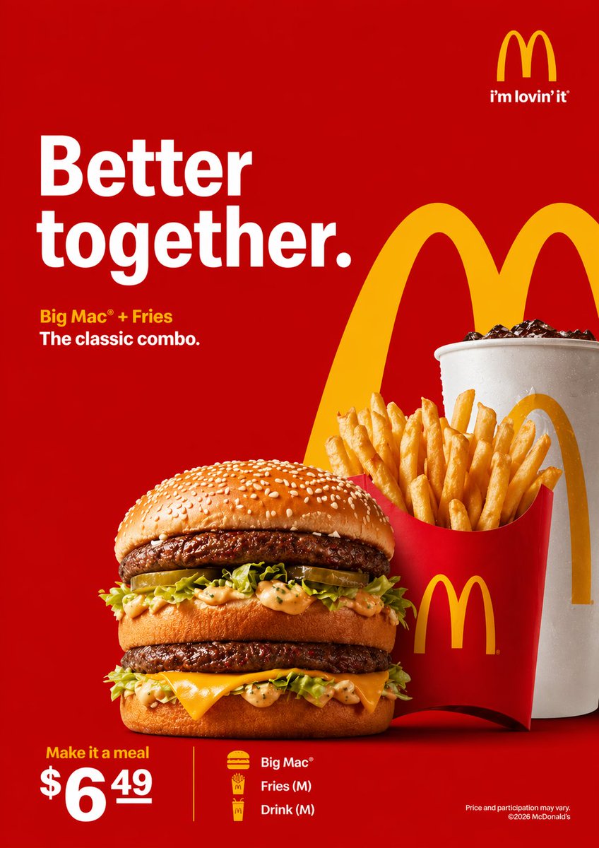 McDonald's — Better Together — Big Mac + Fries — The Classic Combo