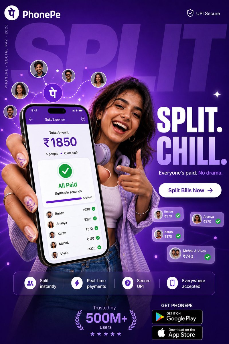 PhonePe — Split. Chill.