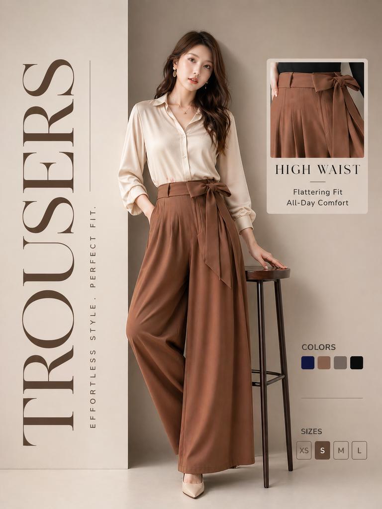 Trousers — Effortless Style. Perfect Fit. — High Waist Editorial