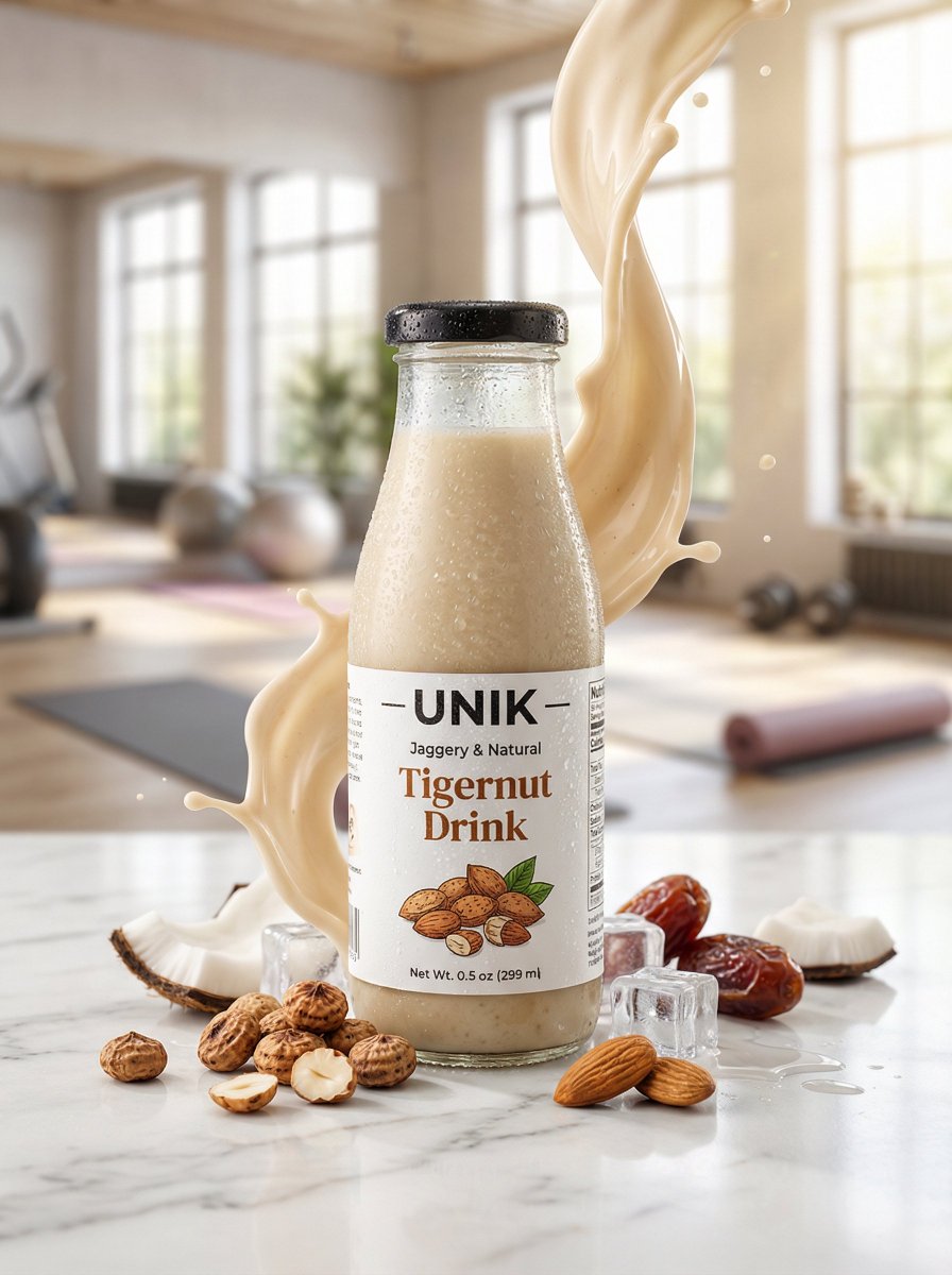 UNIK — Jaggery & Natural Tigernut Drink — Fitness Studio Lifestyle